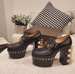 Brand new Gucci high loafers size 36 6
